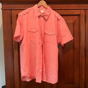 Banana Republic shortsleeved button down